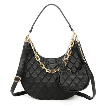2 PIECE PURSE SET WOMENS HANDBAG SHOULDER BAG CROSSBODY BAG FASHION DESIGNER BAG