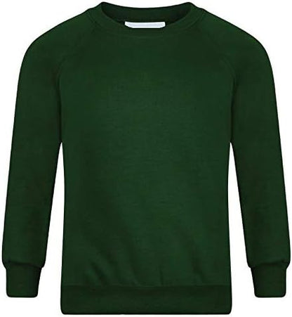 Romaans Boys Girls Unisex Jumper Sweatshirt Crew Neck Round Neck School Uniform Ages 1-15 (S-XL)