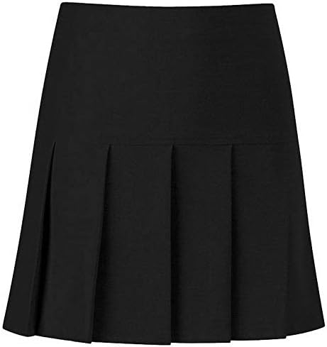 Romaans Ladies Children Girls Britini Back Zip All Round Uniform Skirt Pleated Back to School