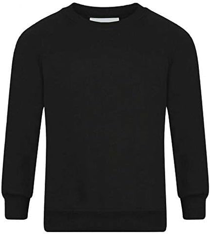 Romaans Boys Girls Unisex Jumper Sweatshirt Crew Neck Round Neck School Uniform Ages 1-15 (S-XL)