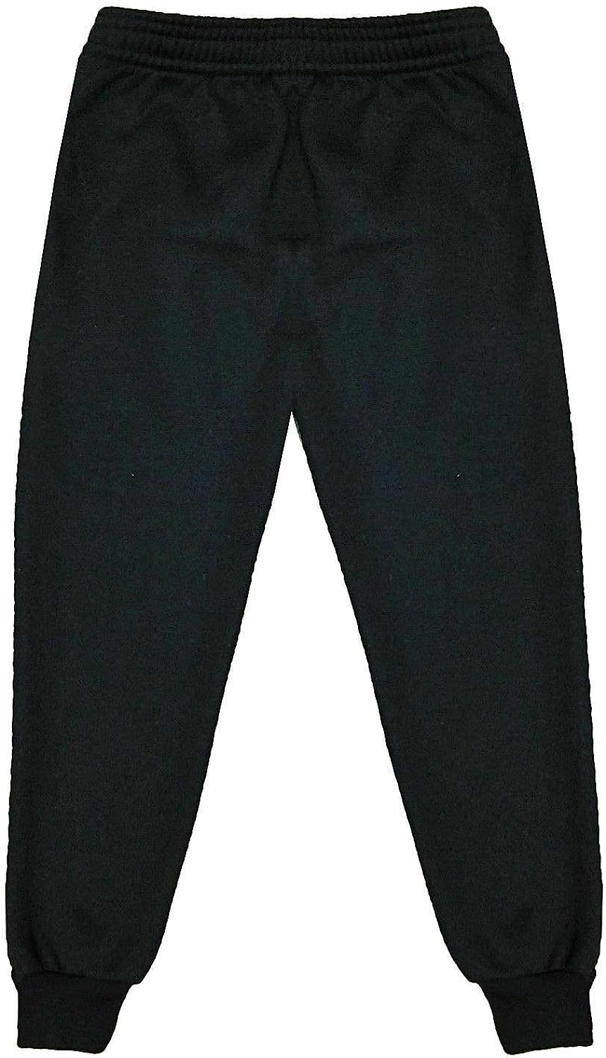 Kids Fleece Jogging Bottoms Boys Girls Sports PE Joggers Children Unisex Casual Fleece Pull On Trousers School Play Tracksuit Classic Bottom Soft Jog Pants