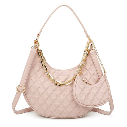 2 PIECE PURSE SET WOMENS HANDBAG SHOULDER BAG CROSSBODY BAG FASHION DESIGNER BAG